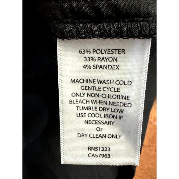 Halogen Pull On Pants Side Pockets Wide Leg Breathable Lightweight Black M NWT - Picture 9 of 9